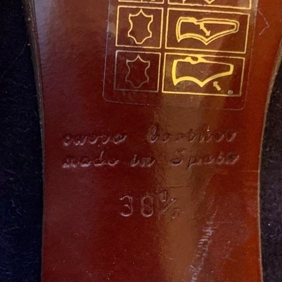 Chie Mihara Carinyo Purple Suede Platform Pump Heels, Size 38 1/2 - Picture 5 of 6